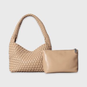 Aurora Classic Leather Tote Bag Faux Leather Black
