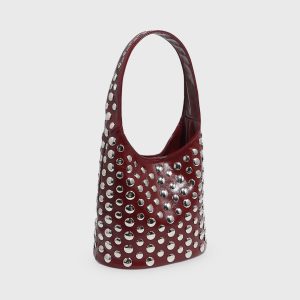 Aurora Chic Daily Carry Handbag Navy Quilted Material