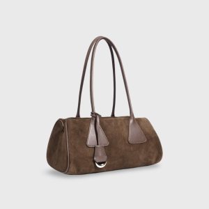 Aurora Chic Daily Carry Handbag Black Matte Leather