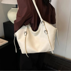 Aurora Chic Daily Carry Handbag Navy Faux Leather