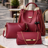Aurora Chic Daily Carry Handbag Olive Faux Leather