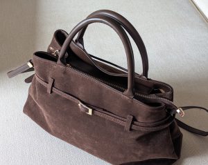 Aurora Chic Daily Carry Handbag Black Canvas Fabric