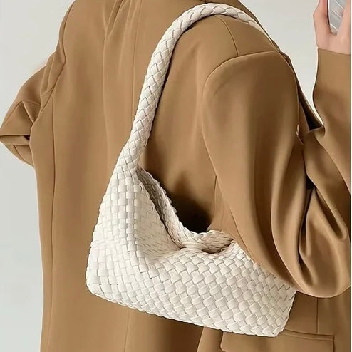 Aurora Chic Daily Carry Handbag Caramel Quilted Material